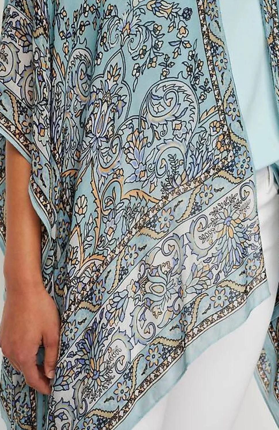Airy Paisley Ruana | Jjill