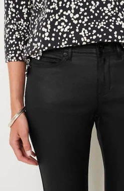 Authentic Fit Coated Slim-Leg Jeans | Jjill