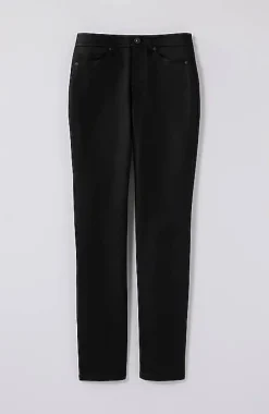 Authentic Fit Coated Slim-Leg Jeans | Jjill