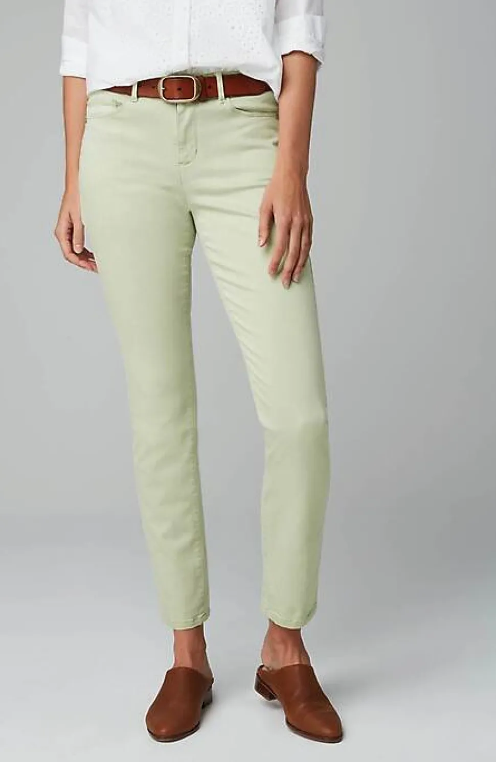 Authentic Fit Slim-Leg Jeans | Jjill