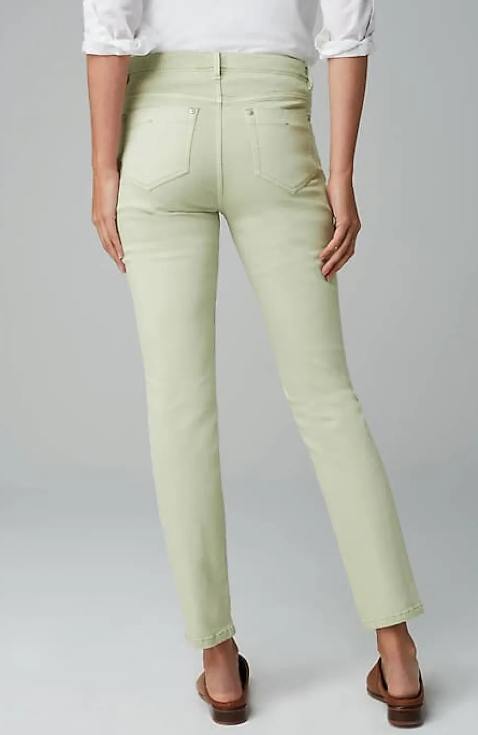 Authentic Fit Slim-Leg Jeans | Jjill