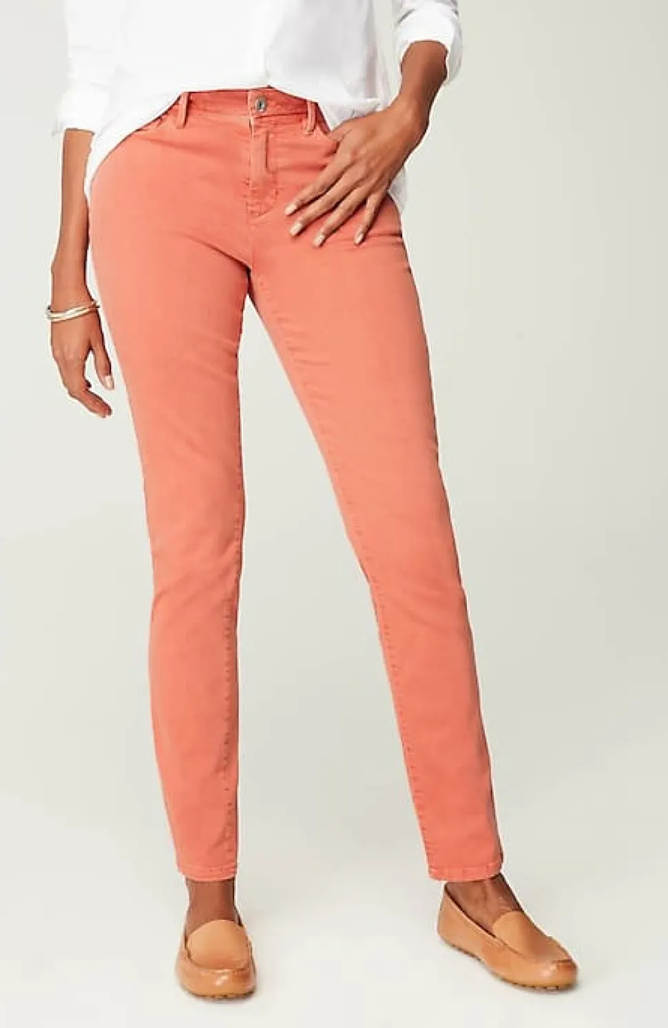 Authentic Fit Slim-Leg Jeans | Jjill