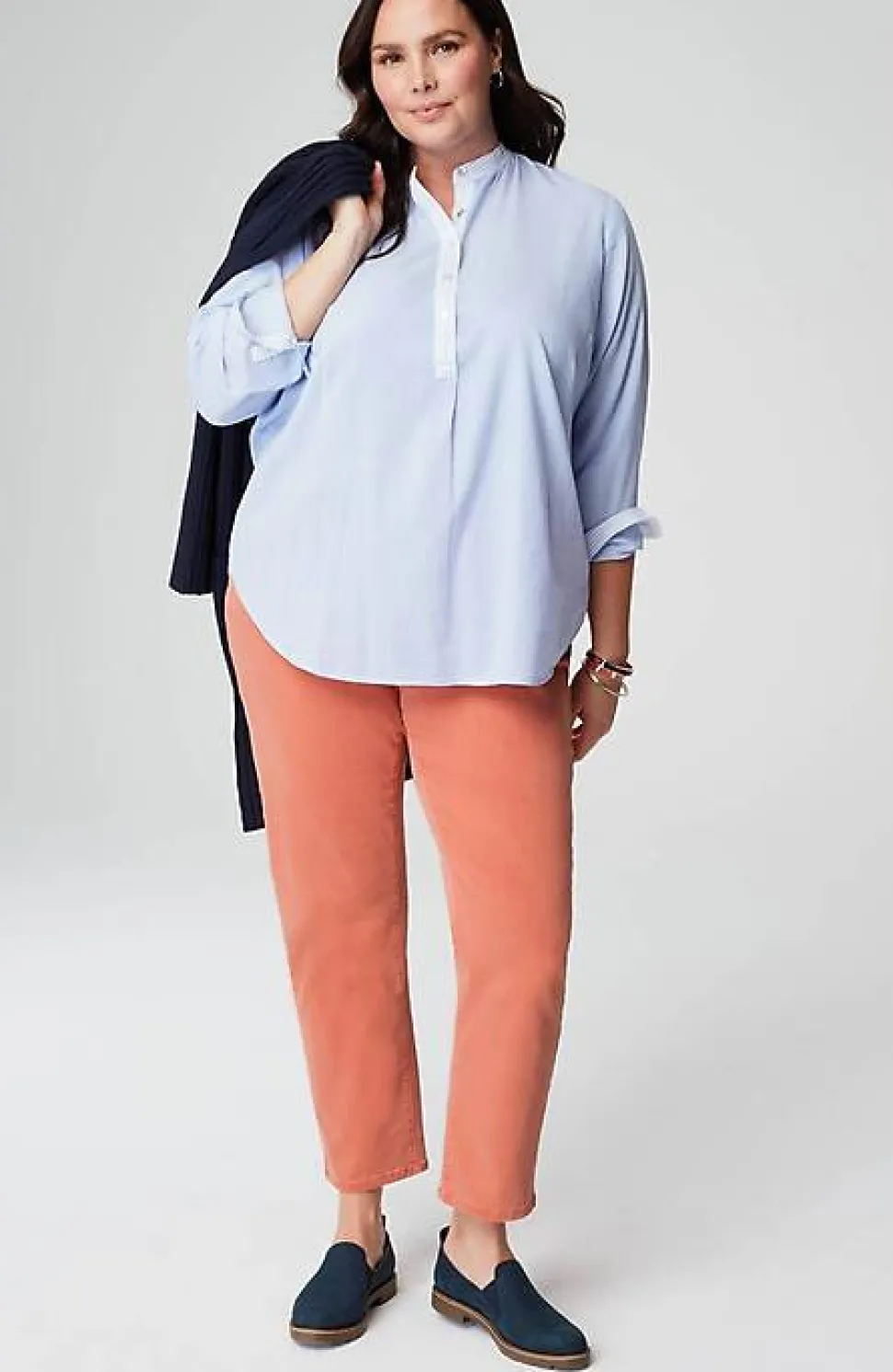Authentic Fit Slim-Leg Jeans | Jjill