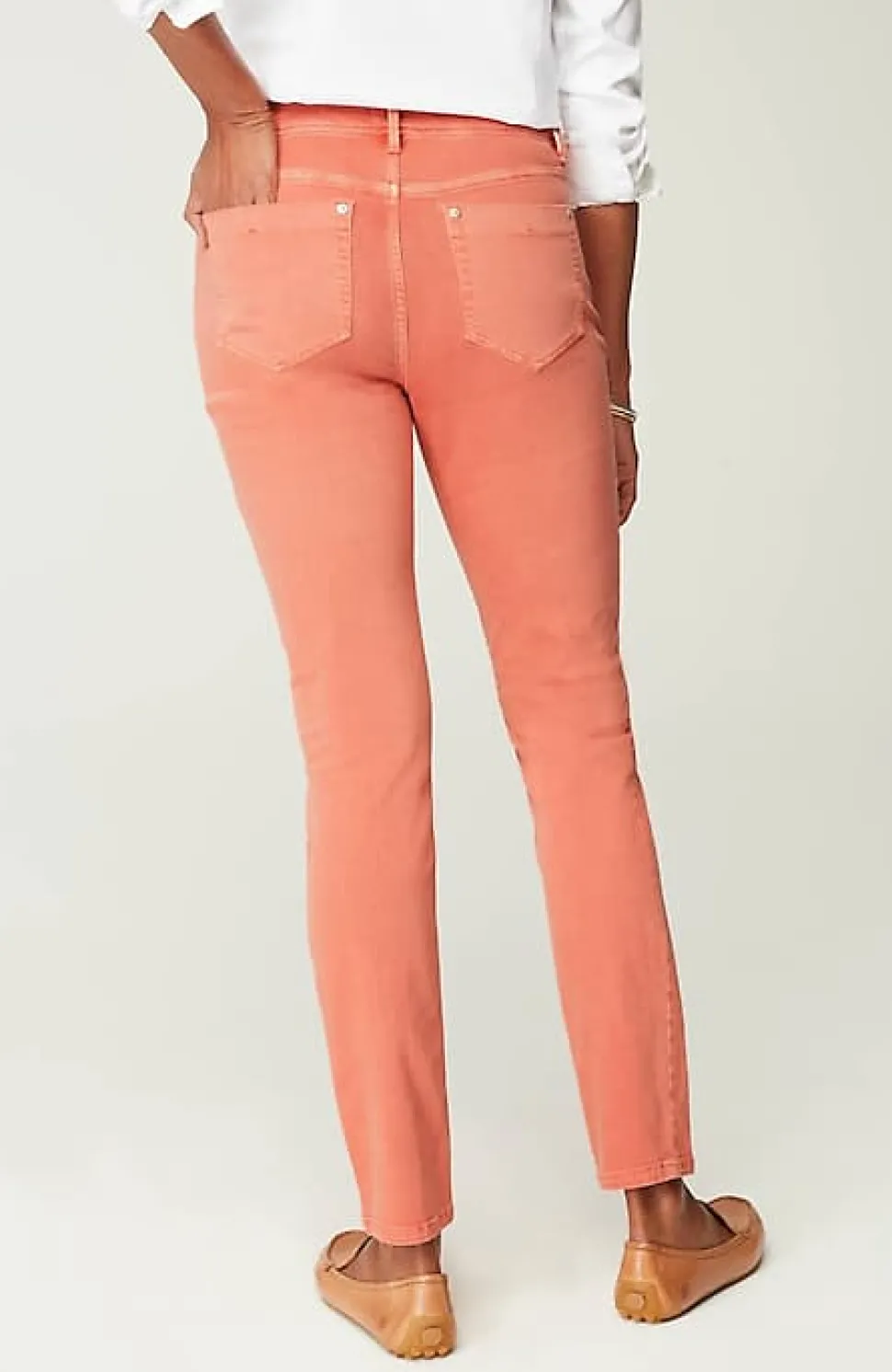 Authentic Fit Slim-Leg Jeans | Jjill