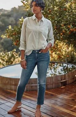 Authentic Fit Slim-Leg Jeans | Jjill