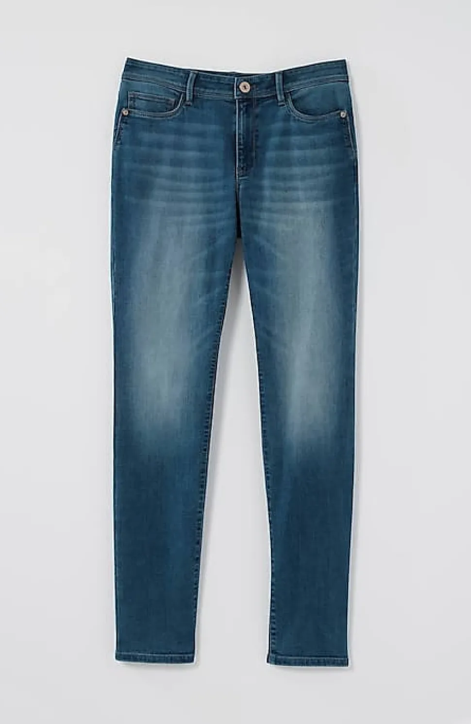 Authentic Fit Slim-Leg Jeans | Jjill