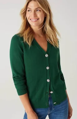 Bejeweled-Buttons Cardi | Jjill