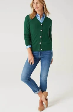Bejeweled-Buttons Cardi | Jjill