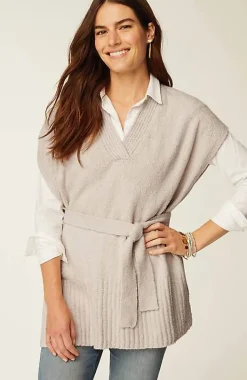Belted Knit Poncho | Jjill