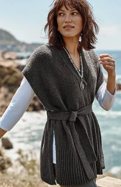 Belted Knit Poncho | Jjill