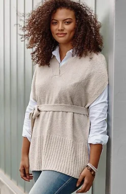 Belted Knit Poncho | Jjill