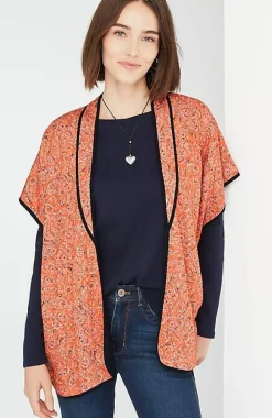 Belted Quilted Ruana | Jjill