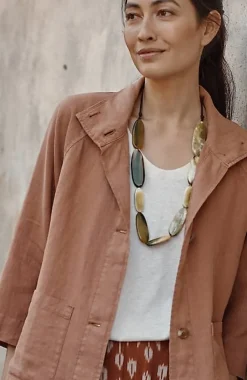 Blissful Rays Horn Statement Necklace | Jjill