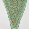 Border-Print Diamond Scarf | Jjill