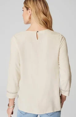 Botanical Gardens Embroidered Top | Jjill