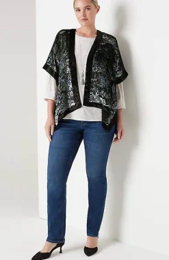 Burnout Velvet Ruana | Jjill