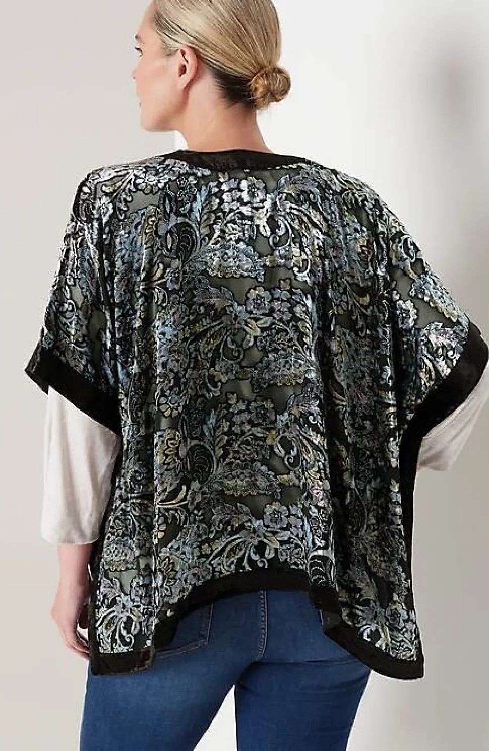 Burnout Velvet Ruana | Jjill
