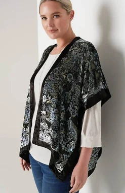 Burnout Velvet Ruana | Jjill