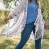 Butterfly-Printed Ruana | Jjill
