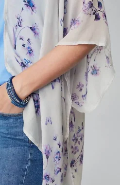 Butterfly-Printed Ruana | Jjill