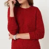Buttoned-Shoulder Pullover Sweater | Jjill