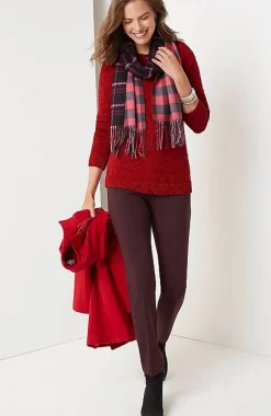 Buttoned-Shoulder Pullover Sweater | Jjill