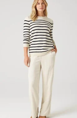 Buttoned-Shoulder Pullover Sweater | Jjill