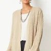 Cabled Wrap Cardi | Jjill