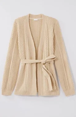 Cabled Wrap Cardi | Jjill