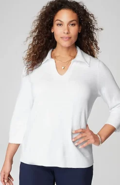 Collared Pullover Sweater | Jjill