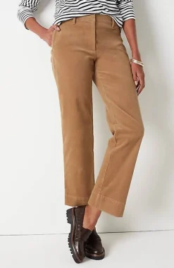 Corduroy Straight-Leg Trousers | Jjill