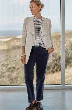 Corduroy Straight-Leg Trousers | Jjill