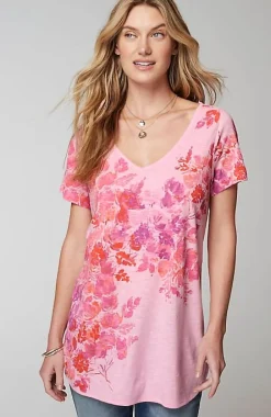 Cotton And Tencel Modal Shirttail Tunic | Jjill