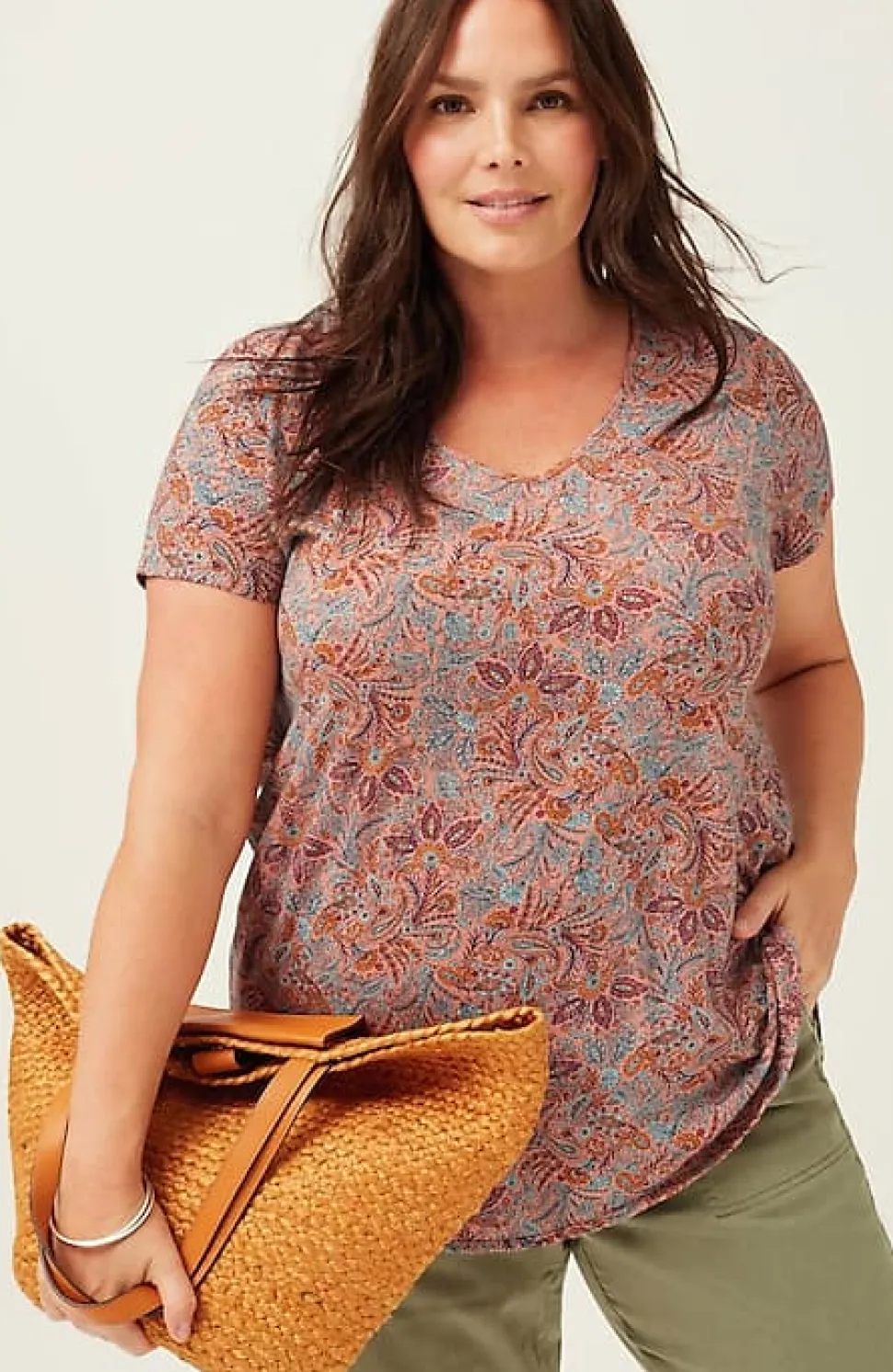 Cotton And Tencel Modal Shirttail Tunic | Jjill