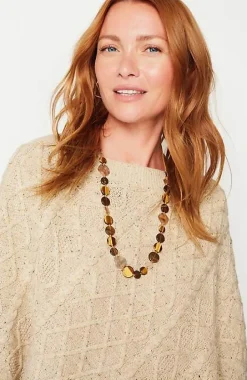 Cozy Cable-Knit Asymmetric Poncho | Jjill
