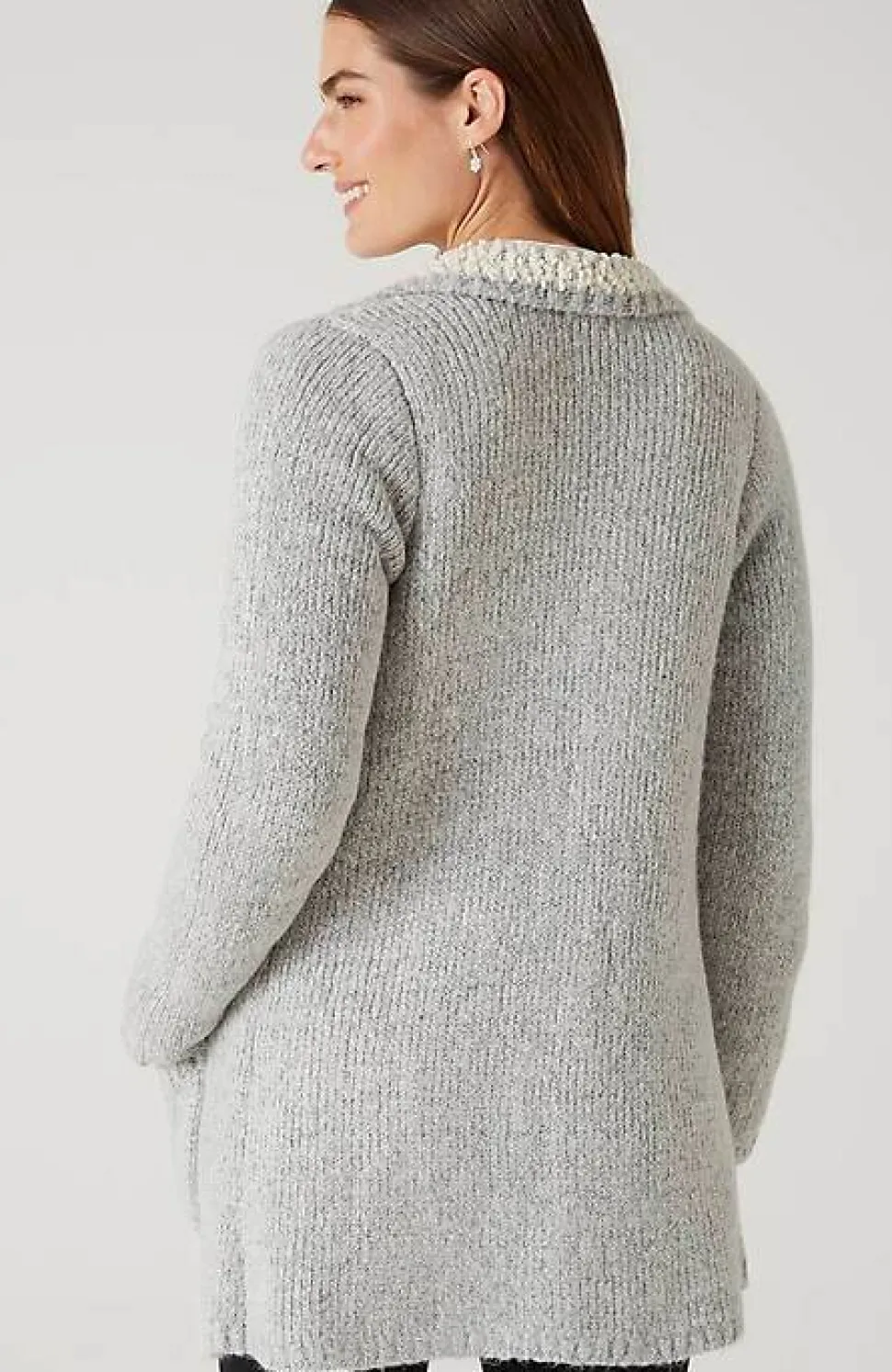 Cozy Two-Toned Cardi | Jjill