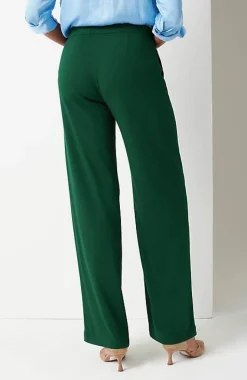 Crepe Wide-Leg Trousers | Jjill