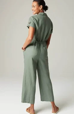Cropped Utility Jumpsuit | Jjill