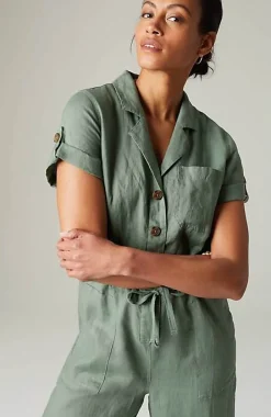 Cropped Utility Jumpsuit | Jjill