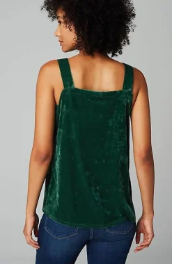 Crushed-Velvet Tank | Jjill