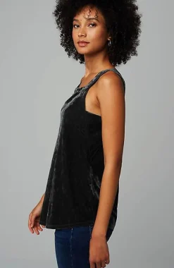 Crushed-Velvet Tank | Jjill