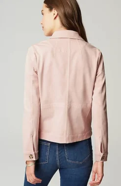 Curved-Hem Denim Jacket | Jjill