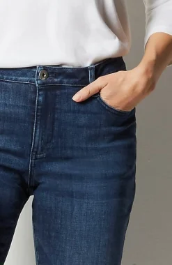 Curvy-Fit Slim-Leg Jeans | Jjill