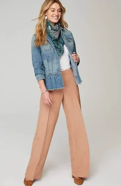 Denim Peplum Jacket | Jjill