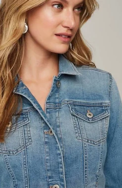 Denim Peplum Jacket | Jjill