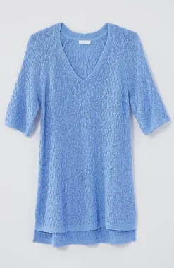 Dimensional Elbow-Sleeve Sweater | Jjill