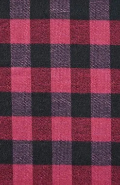 Double-Face Reversible Plaid Mix Scarf | Jjill