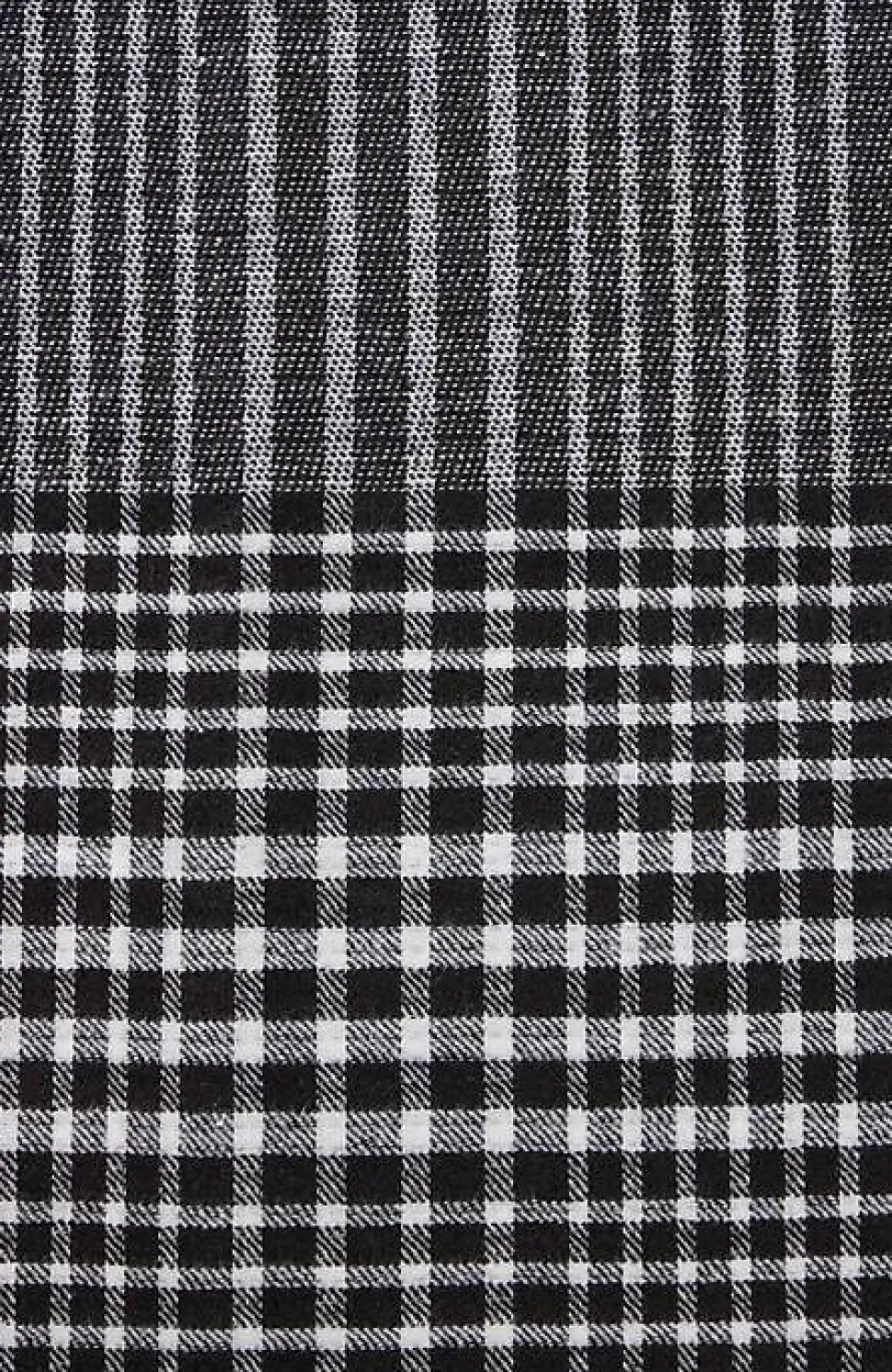 Double-Face Reversible Plaid Mix Scarf | Jjill