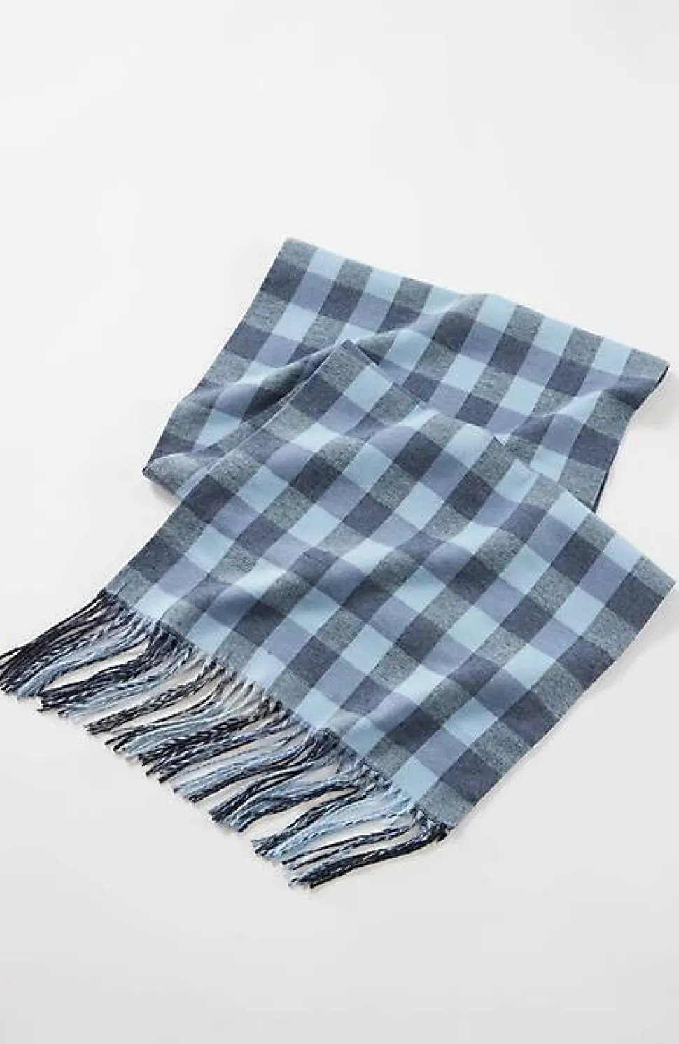 Double-Face Reversible Plaid Mix Scarf | Jjill