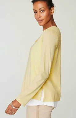 Double-Layer Scoop-Neck Tee | Jjill